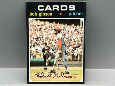 1971 Topps #450 Bob Gibson (HOF) - Cardinals