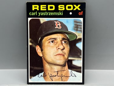 1971 Topps #530 Carl Yastrzemski (HOF) - Red Sox