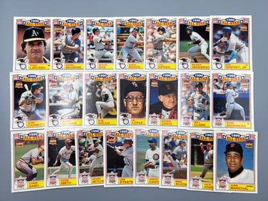 1991 Topps Baseball Complete Glossy All Star Set