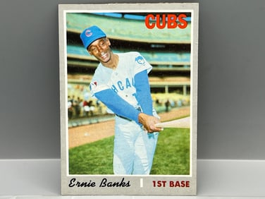 1970 Topps #630 Ernie Banks (HOF) - Cubs