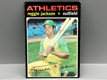 1971 Topps #20 Reggie Jackson (HOF) - Athletics