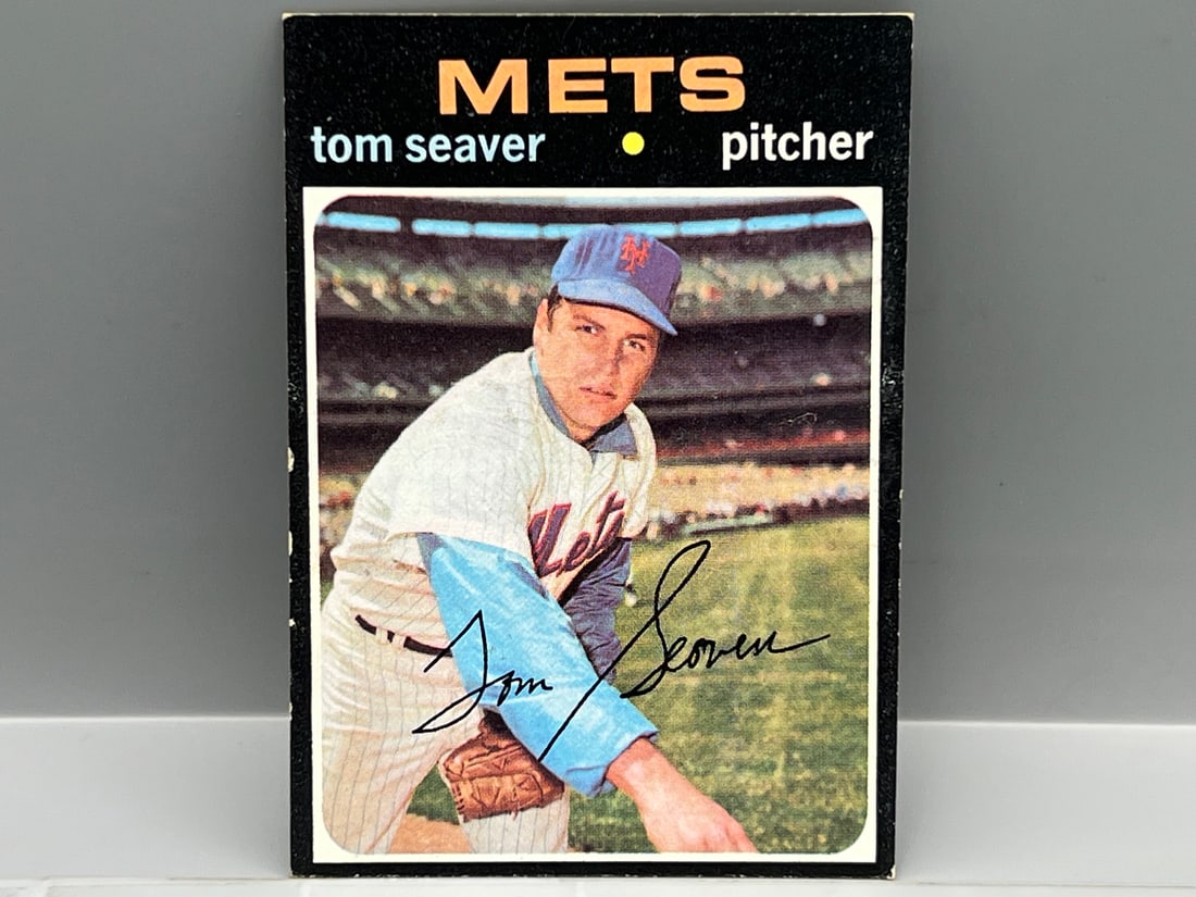1971 Topps #160 Tom Seaver (HOF) - Mets: 1971 Topps #160 Tom Seaver (HOF) - Mets