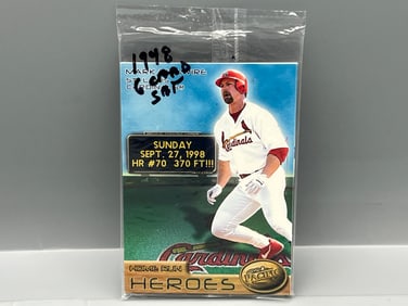 1998 Pacific Home Run Heroes Baseball Sealed Set - Has Writing On Wrapper