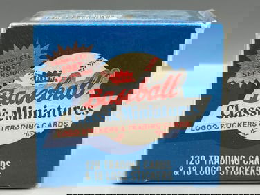 1987 Fleer Classic Miniatures Baseball Sealed Set