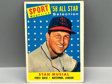 1958 Topps Stan Musial All Star #476