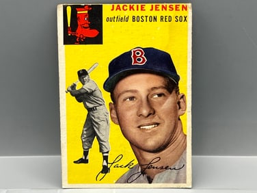 1954 Topps Jackie Jensen #80
