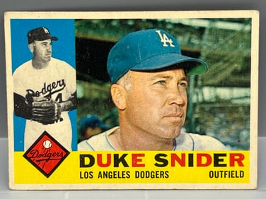 1960 Topps Duke Snider #493