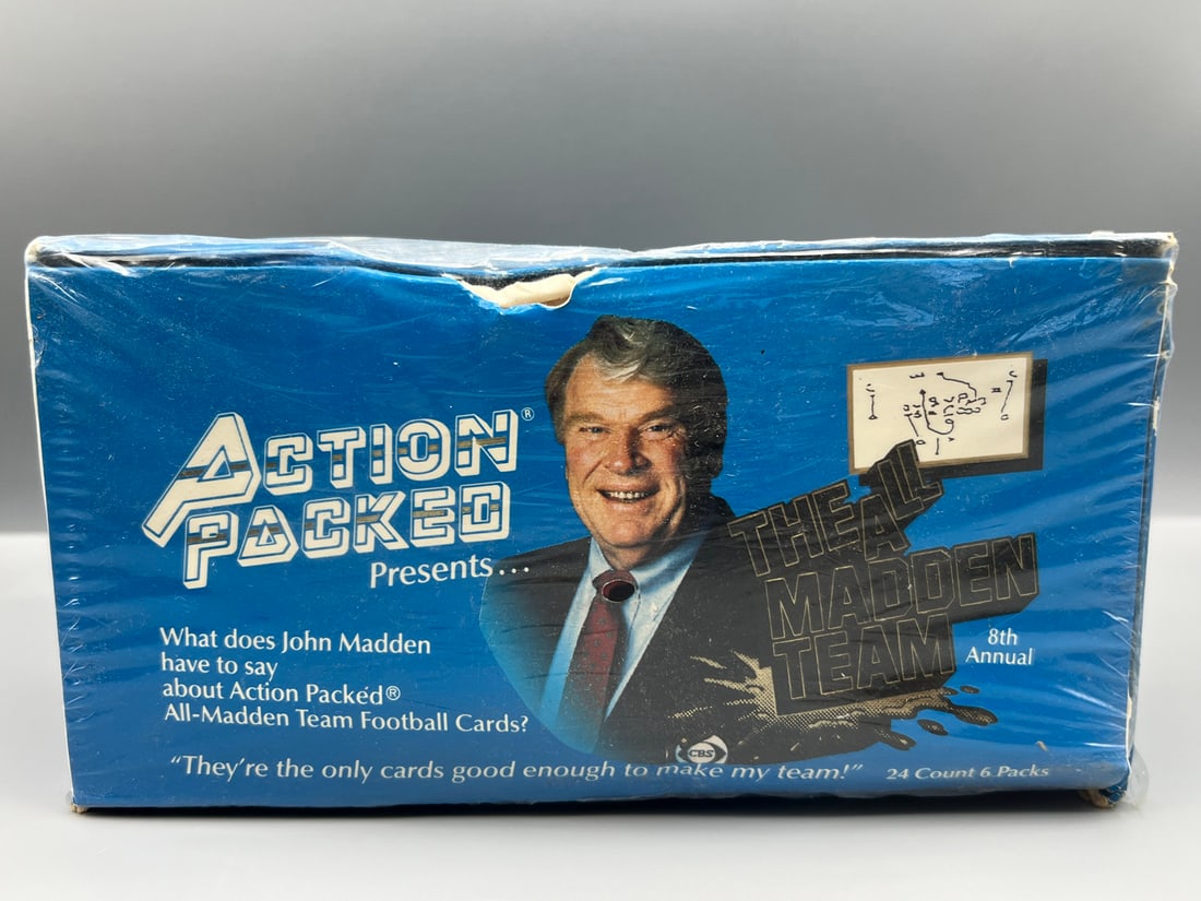 1992 Action Packed The Madden Team 8th Annual Factory Sealed Wax Box (1 of 2)