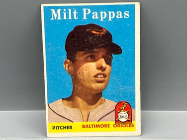1958 Topps Milt Pappas RC #457