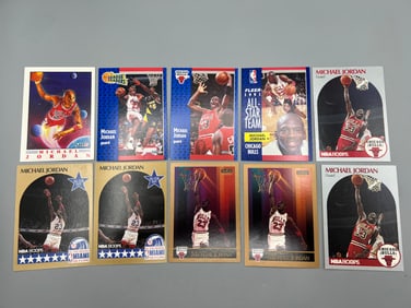 (Lot Of 10) Michael Jordan Cards - Chicago Bulls