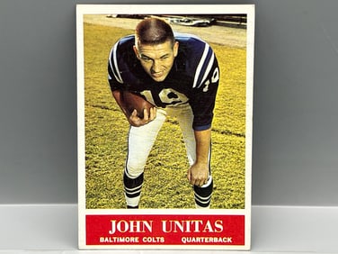 1964 Philadelphia # 12 John Unitas (HOF) - Colts