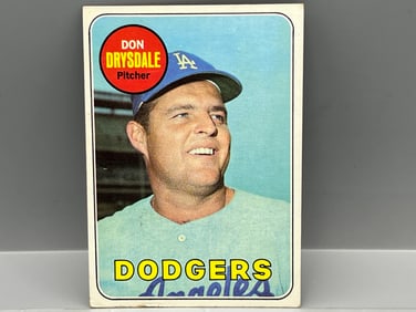 1969 Topps Don Drysdale #400