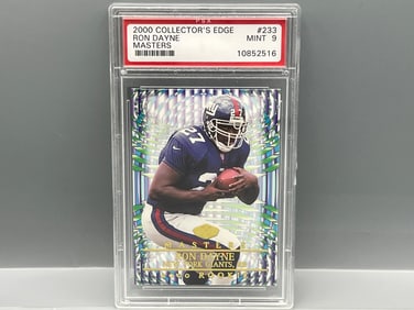 2000 Collector's Edge Ron Dayne Masters RC #233 PSA Mint 9