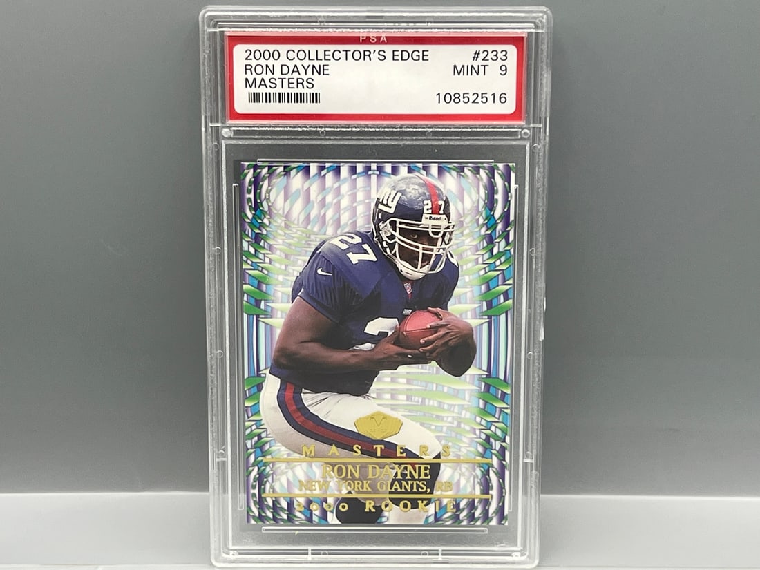 2000 Collector's Edge Ron Dayne Masters RC #233 PSA Mint 9: 2000 Collector's Edge Ron Dayne Masters RC #233 PSA Mint 9