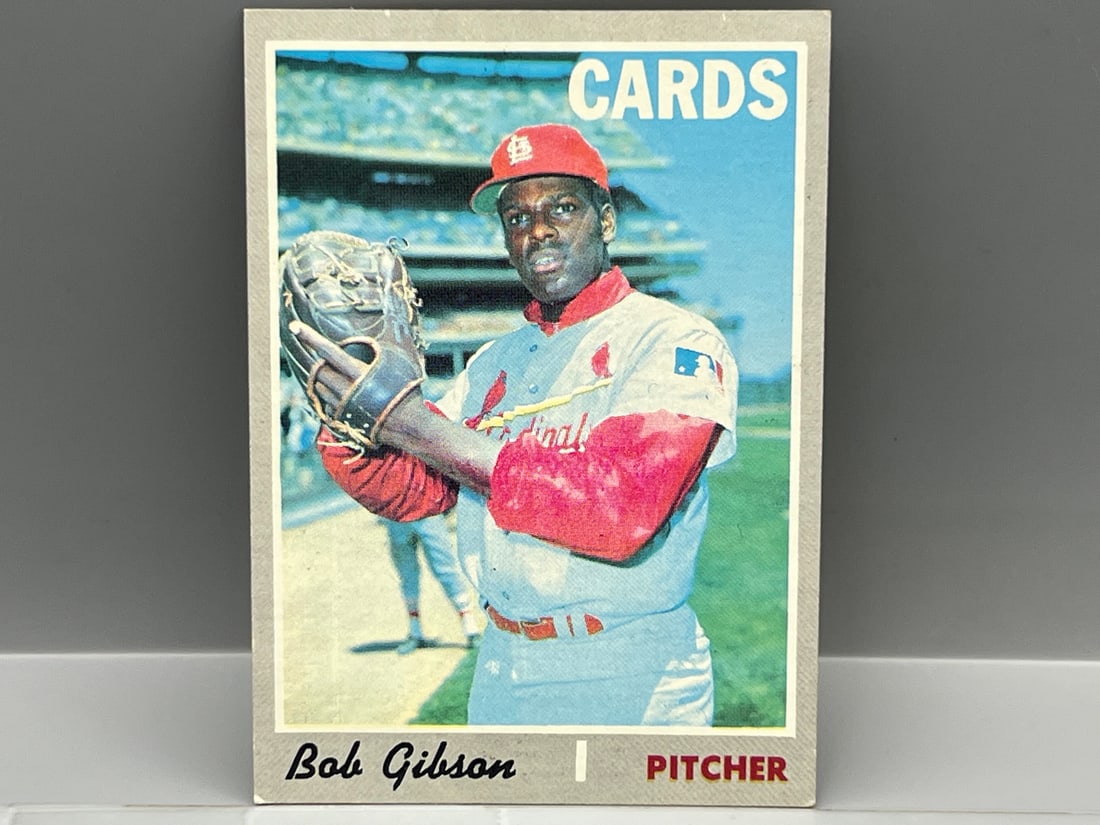 1970 Topps #530 Bob Gibson (HOF) - Cardinals (1 of 2)