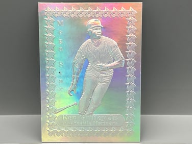 1993 Bleachers Corp. Ken Griffey Jr. Mega Star Silver Holographic #/5000