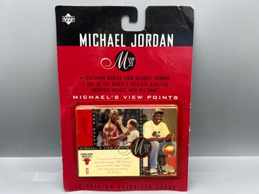 1997 Upper Deck Michael Jordan's View Points MVP Oversized Sealed Set