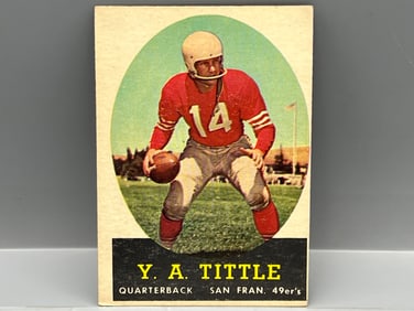 1958 Topps YA Tittle #86