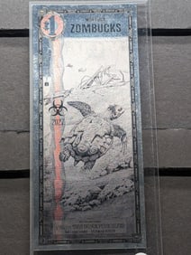 $1 Zombucks, 1/1000th Troy Ounce Pure Silver, #2,265 of 10,000