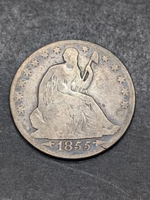 1855-O w/ Arrows Seated Liberty Half Dollar **VG**