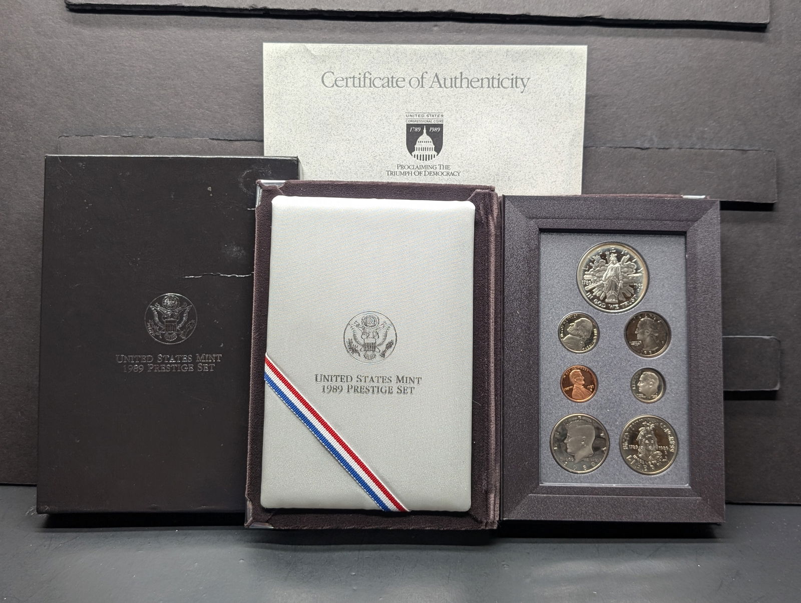1989-S U.S. Mint Prestige Set in OGP w/ COA - Congressional (1 of 5)