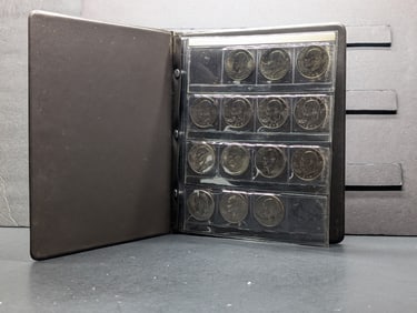 1971-1978-P&D Eisenhower Dollar Collection in Album - Complete w/ COA - 14 Coins