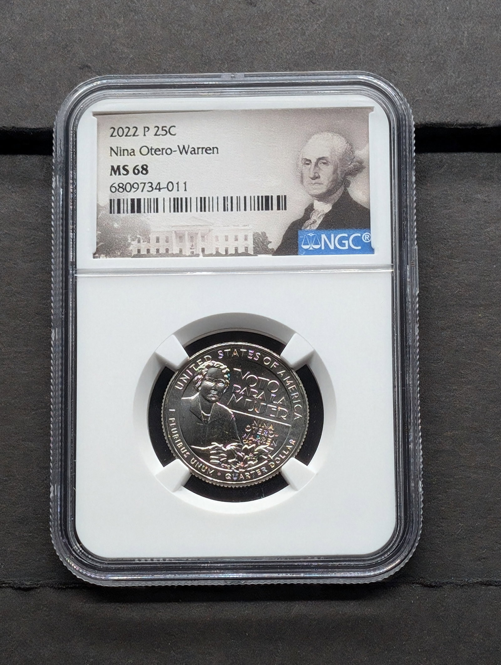 2022-P Nina Otero-Warren Quarter - NGC MS68: 2022-P Nina Otero-Warren Quarter - NGC MS68