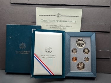 1997-S & P U.S. Mint Prestige Set in OGP w/ COA - Botanic Gardens