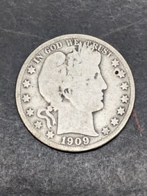 1909 Barber Half Dollar