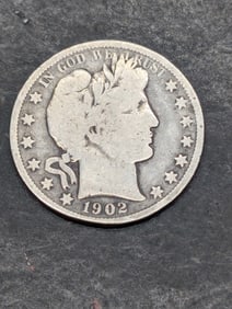 1902 Barber Half Dollar