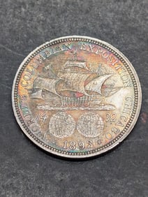 1893 World's Colombian Exposition Chicago, Commemorative Half Dollar