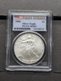 2006 American Silver Eagle - PCGS MS69 *First Strike*