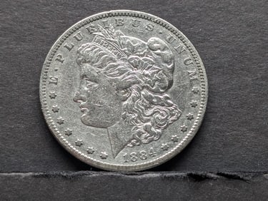 1884-S Morgan Silver Dollar