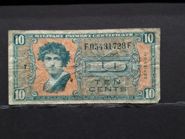 Military Payment Certificate, 10c; Series 541