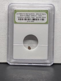 Authentic Meteorite Space Rock - North West Africa - Sahara Desert Find - Nickel Iron