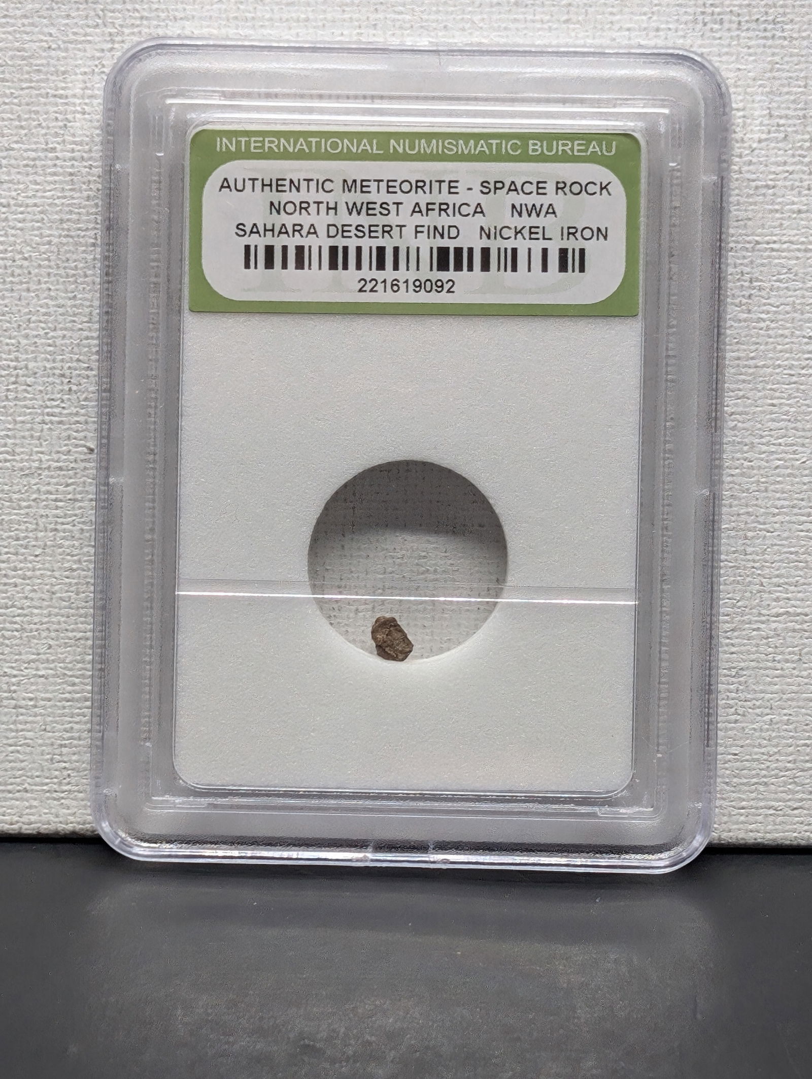 Authentic Meteorite Space Rock - North West Africa - Sahara Desert Find - Nickel Iron (1 of 3)