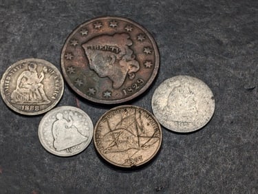 Grab Bag of Various Vintage U.S. Coins - Low Grade