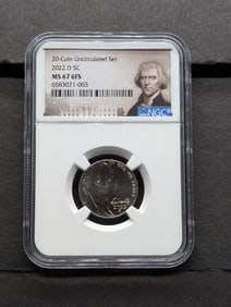 2022-D Jefferson Nickel - NGC MS67 6FS