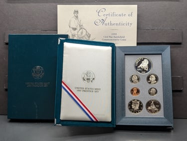 1995-S U.S. Mint Prestige Set in OGP w/ COA - Civil War Battlefield