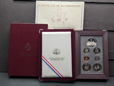 1996-S U.S. Mint Prestige Set in OGP w/ COA - Atlanta Olympics Rowing & Soccer
