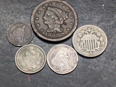 Grab Bag of Various Vintage U.S. Coins