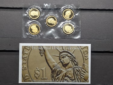 Presidential Dollar Collection in Gem Proof Condition