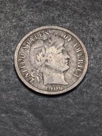 1906-O Barber Silver Dime **VF**