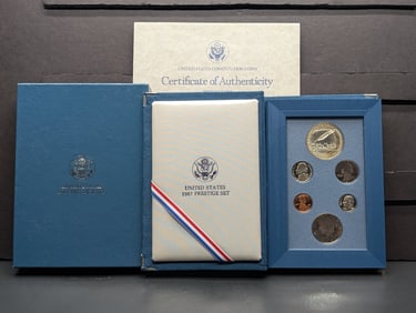 1987-S U.S. Mint Prestige Set in OGP w/ COA - Constitution