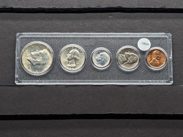 1964 Philadelphia 5 Coin Mint Set. All Choice BU.