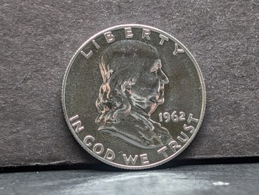 1962 Franklin Half. GEM Proof.