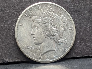 1926 Peace $1. Choice BU.