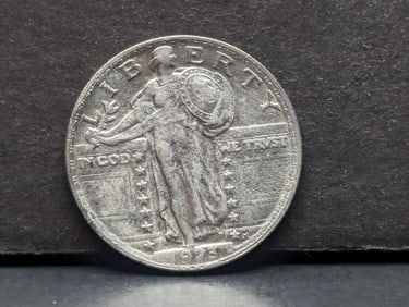 1923 Standing Liberty Quarter **AU/UNC - AMAZING LUSTER & DETAILS**