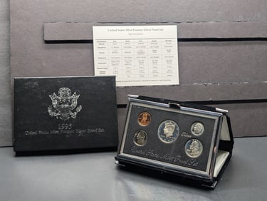 1995-S U.S. Mint Premier Silver Proof Set in OGP w/ COA
