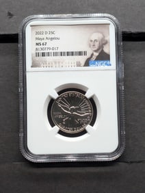 2022-D Maya Angelou Quarter - NGC MS67